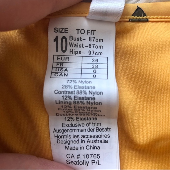 Seafolly Midsummer Hipster Bikini Bottom NEW - Picture 6 of 9